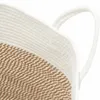 vidaXL Úložný kôš hnedý a biely Ø38x46 cm bavlna Náhľad obrázku produktu 6