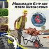 MASKO® Schubkarre Bauschubkarre mit Luftreifen 100 L Produktbild-Vorschau 6