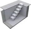 Pooltreppe Eleganz 60 I 5-stufig I Randbefestigung - lang I Produktbild-Vorschau 2