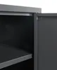 BELIANI Vysoká kartotéka černá chromová ocel 40x40x102 cm Náhled obrázku produktu 8