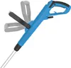 A close-up of the handle and shaft of a blue and black multi-brush tool against a white background. Anteprima dell’immagine prodotto