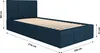 Muralo POLSTERBETT für Schlafzimmer Polsterbett mit Produktbild-Vorschau 2