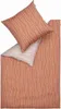 Satin-Wende-Bettwäsche - Apricot - Beige - Baumwolle - 135 Produktbild-Vorschau 1