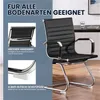 Yaheetech 4er Set Besucherstühle Konferenzstühle aus Produktbild-Vorschau 5