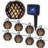 Solar Garten Lichtergirlande Flammen-Effekt 10 LED warmweiß Produktbild-Vorschau 1