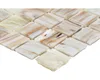Mosaico in vetro beige. Mosaico da piscina color crema, Anteprima dell’immagine prodotto 3