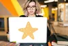 MuchoWow® Laptop Aufkleber Sticker Cover Stern - Mädchen - Produktbild-Vorschau 5