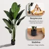 IvoQ Strelitzia sztuczna roślina 210 cm - duża strelicja - Podgląd zdjęcia produktu 7