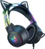 ONIKUMA X15Pro Schwarz Gaming Headset Katzenohren Produktbild-Vorschau 1