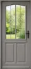 Porte d'entree Bois vitree, Santiago gris marron RAL7039, Voir les images du produit 1