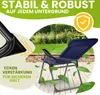 KESSER® 2er Set Gartenstuhl Hochlehner Alu Klappstuhl Produktbild-Vorschau 5