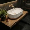 Aufsatzwaschbecken Rea Zoe Marlo Beige, Steinimitation Produktbild-Vorschau 4