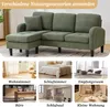 Merax L-vormige hoekbank met chaise longue, 3-zits bank met Productafbeelding-voorbeeld 14