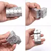 Infinity Cube Antistresová kostka kovová - modrá Modrá Náhled obrázku produktu 6
