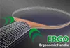 Close-up marketing image of a table tennis racket handle with text. Produktbild-Vorschau
