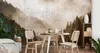 Muralo Vlies Fototapete WALD IM NEBEL Bäume Landschaft 3D Produktbild-Vorschau 5