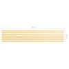Schermo privacy per balcone Bianco e giallo 75x400 cm Anteprima dell’immagine prodotto 4