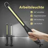 2x COB LED werklamp voor auto's, accu-aangedreven, Productafbeelding-voorbeeld 2