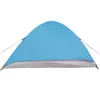 Kuppel-Campingzelt 4 Personen, Familienzelt UV-Schutz, Blau Produktbild-Vorschau 9
