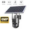 Solar Außen Überwachungskamera 3MP Dual-Kamera schwenkbar, Produktbild-Vorschau 3