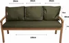 Cuscini per panchina da giardino| Seduta 150x60x7 + Anteprima dell’immagine prodotto 3