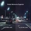 A split image comparing night vision quality of a dashcam on a road at night. Náhled obrázku produktu