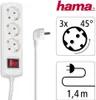 hama 3-fach Steckdosenleiste mit Schalter 1,4 m weiß Produktbild-Vorschau 3