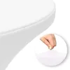 SWANEW 2pcs Stehtisch-Husse Stretch Elastique Weiß Premium Produktbild-Vorschau 3