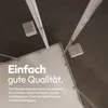 Duschkabine 77–90×77–90 cm, Silber, Aluminium, Schiebetür Produktbild-Vorschau 6