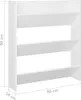 vidaXL Wand-Schuhschrank Weiß 80x18x90 cm Holzwerkstoff Produktbild-Vorschau 11