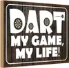 vianmo Holzschild 12x18 cm DART my Game life Sport Hobby Produktbild-Vorschau 1