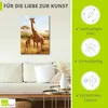 ARTland Leinwandbild Giraffe Größe: 60x80 cm Produktbild-Vorschau 2