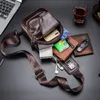 OKWISH Schultertaschen aus echtem Leder, Umhängetasche, Produktbild-Vorschau 5
