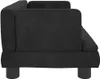 vidaXL Pelíšek pro psy černý 60x40x30 cm Velvet Náhled obrázku produktu 4