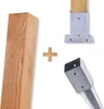BooGardi Imprägnierte Holzpfosten · 18 Größen · 7x7x200 cm Produktbild-Vorschau 1