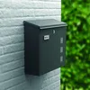 BASI - Briefkasten - BK 350M - Stahl matt anthrazit - Produktbild-Vorschau 3