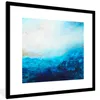 MuchoWow® Gerahmtes Poster Blau - Meer - Abstrakt - Farbe Produktbild-Vorschau 1