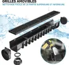 Wiltec Caniveau – 1000 x 140 x 115 mm – Capacité de charge Voir les images du produit 4
