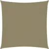 vidaXL Tenda da sole in tessuto Oxford quadrato 3x3 m Beige Anteprima dell’immagine prodotto 9