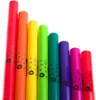 A set of colorful musical tubes arranged in a descending order of height against a white background. Náhled obrázku produktu