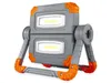 A portable LED work light with two light panels and an adjustable stand. Produktbild-Vorschau