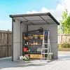 Outsunny Gerätehaus Kunststoff 3,24m³ 190x191x215cm Produktbild-Vorschau 9