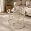Skye Decor, hoogwaardige set van drie bijzettafels - Productafbeelding-voorbeeld 2