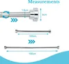 Asta telescopica Intirilife in ARGENTO 100 - 190 cm- Asta Anteprima dell’immagine prodotto 4