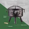 VonHaus Braciere da Giardino in Acciaio Effetto Bronzo con Anteprima dell’immagine prodotto 3