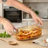 Vilde | Auflaufform mit Deckel 2,5 L - Glas Bräter - Produktbild-Vorschau 8