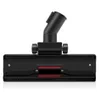 A black vacuum cleaner floor nozzle with red accents, shown head-on against a white background. Náhled obrázku produktu