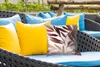MuchoWow® Outdoor Kissen - Blättern - Design - Abstrakt - Produktbild-Vorschau 4
