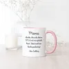 Mama Danke dass du DNA geteilt hast Tasse Rosa Lustiges Produktbild-Vorschau 4