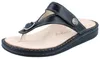 Finn Comfort Alexandria-Soft, nero, pelle, mulo infradito, Anteprima dell’immagine prodotto 1